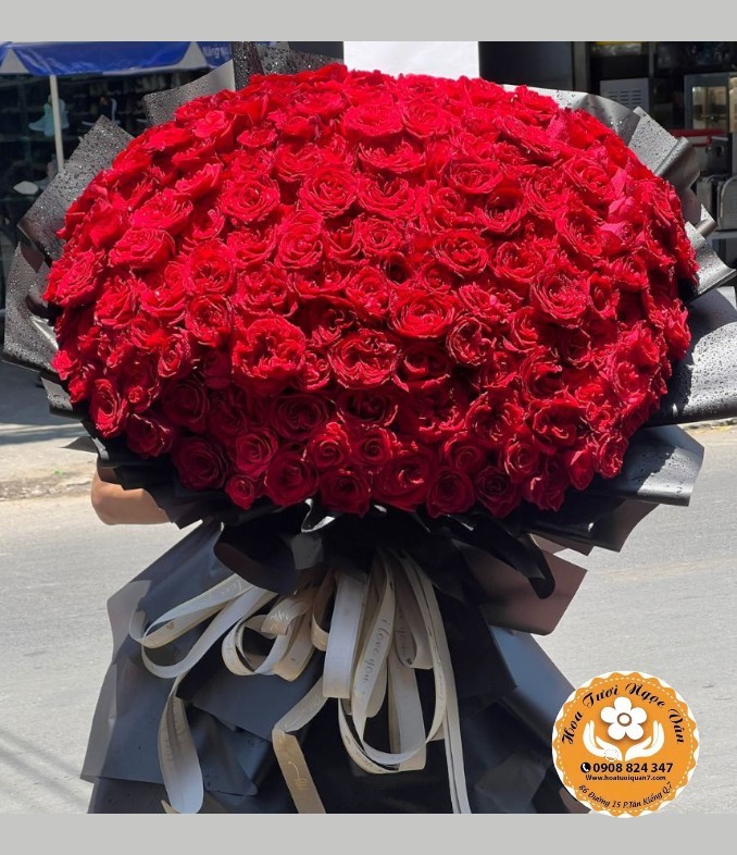 Bó Hoa 99 Đóa Hồng Vĩnh Cửu