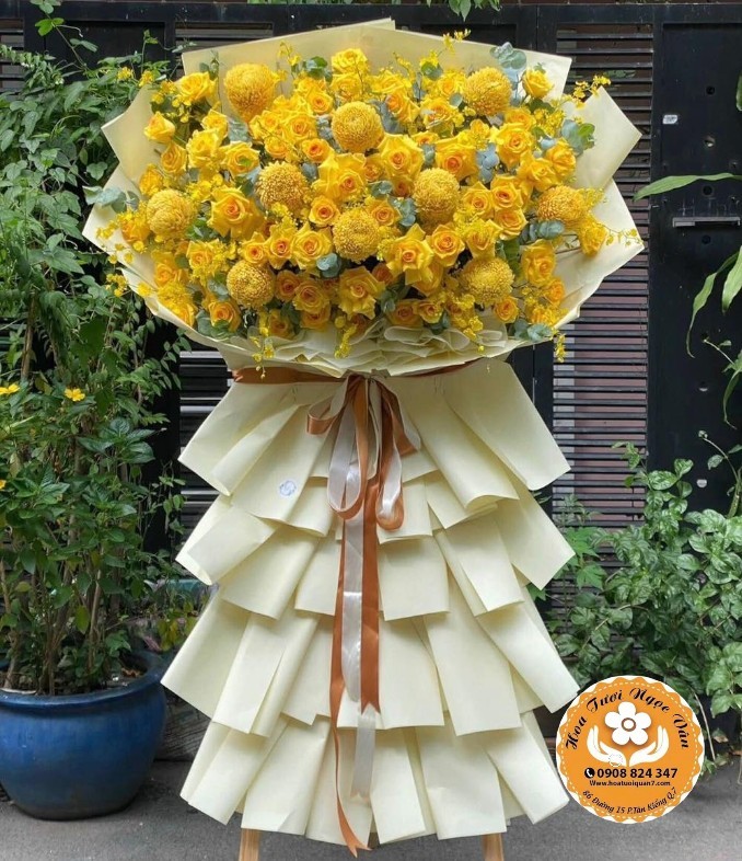 Kệ Hoa Chúc Mừng "Ánh Dương Rực Rỡ"